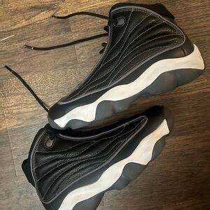 Jordan Black and White Kids Sneakers